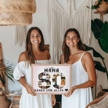 80 Geburtstag Mama Geschenk Personalisiertes Poster