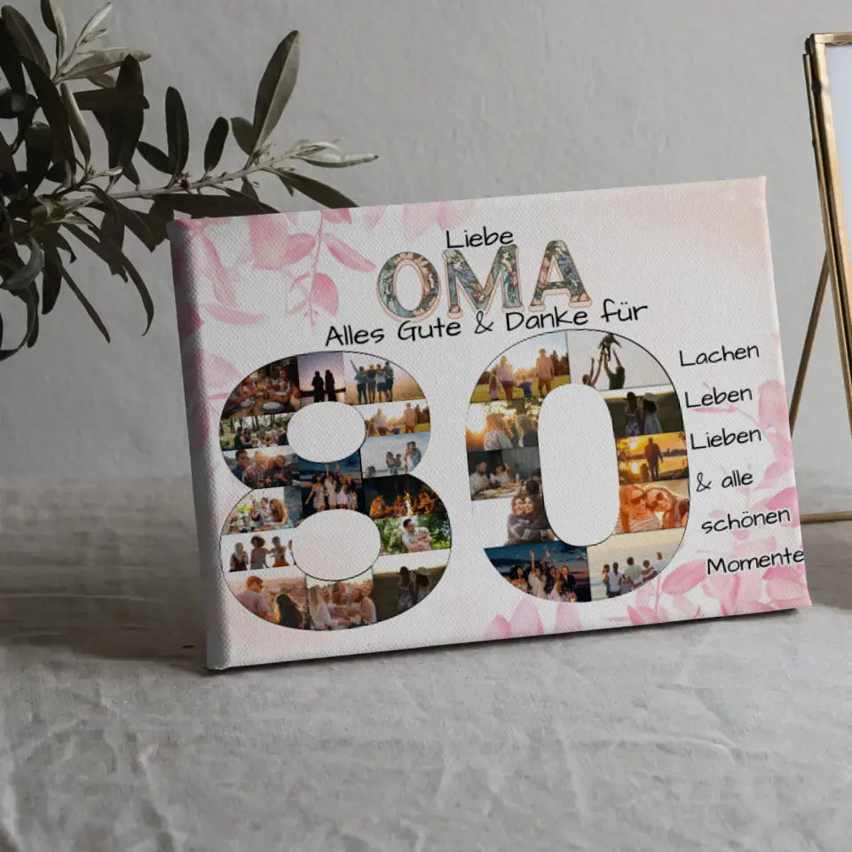 Geschenk zum 80 Geburtstag für Oma Schöne Momente