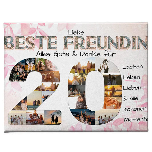 Beste Freundin Geschenk zum 20 Geburtstag Schöne Momente 1