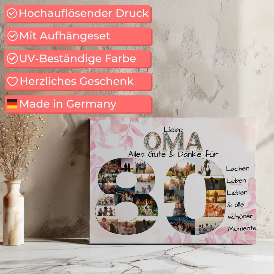 Geschenk zum 80 Geburtstag für Oma Schöne Momente