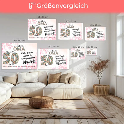 Oma Geschenk für 50 Geburtstag