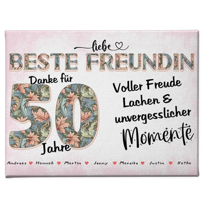 Beste Freundin Geschenk für 50 Geburtstag