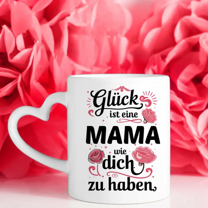 Tasse Personalisiert Glück ist eine Mama Tasse Glück