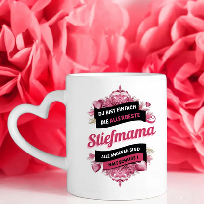 Tasse personalisiert Stiefmama Du bist die Beste Lustig