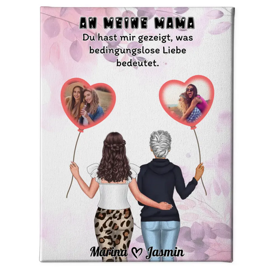 Leinwand für Mamas Bedingungslose Liebe Viele Optionen 1