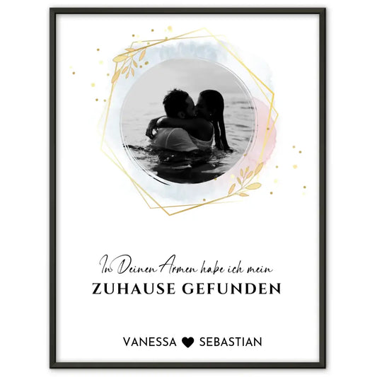 Liebes Poster Dein eigener Text Mit Foto & Namen & Wunschtext