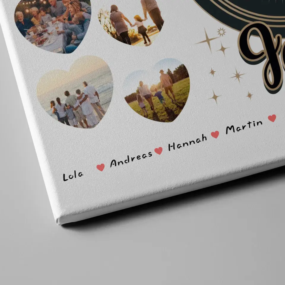 Leinwand Geschenk Prost auf 60 Geburtstag Vintage Personalisiert 4