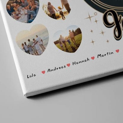 Leinwand Geschenk Prost auf 60 Geburtstag Vintage Personalisiert 4