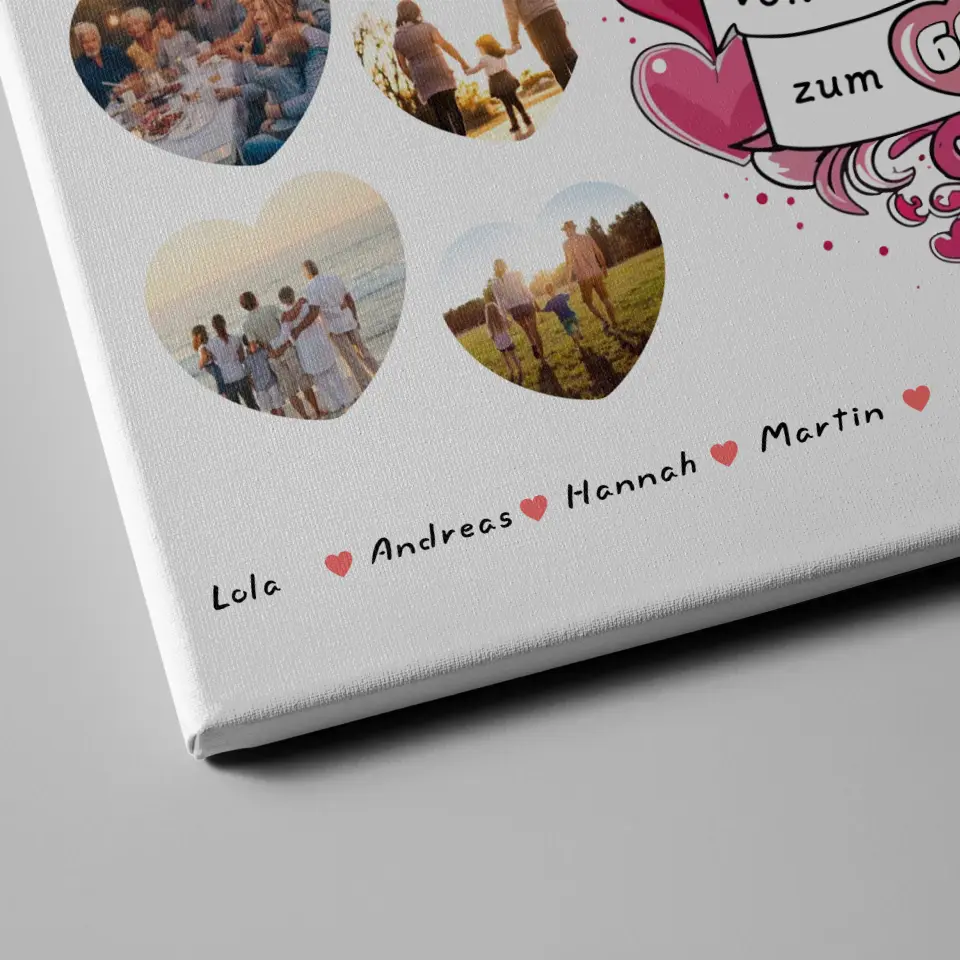 Leinwand Geburtstag Zauberhafte Patentante mit Alter Personalisiert 4