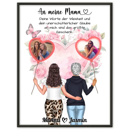 Mama Poster Muttertag Deine Worte ein Geschenk