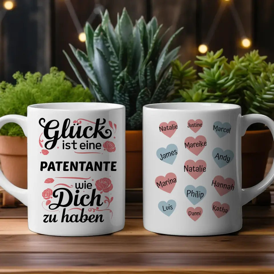 geschenk tasse patentante gluck ist rosen 2