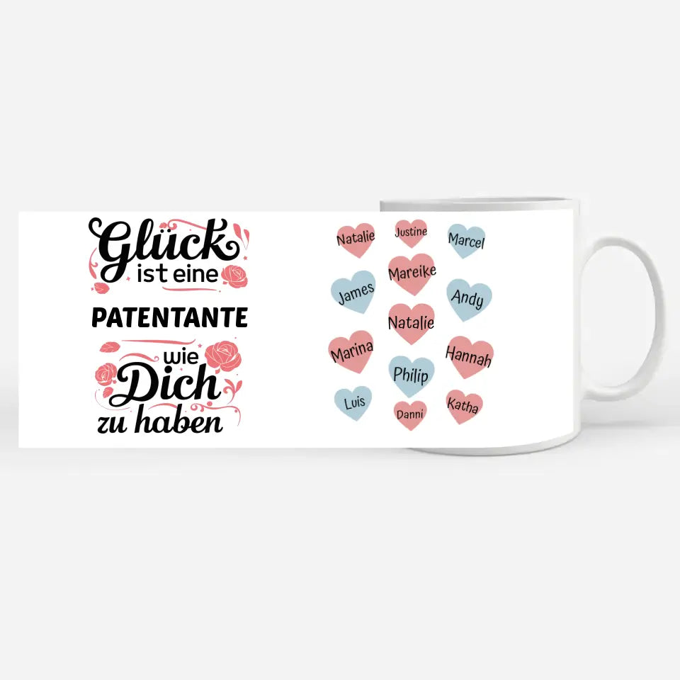 geschenk tasse patentante gluck ist rosen 4