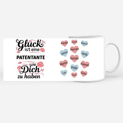 geschenk tasse patentante gluck ist rosen 4