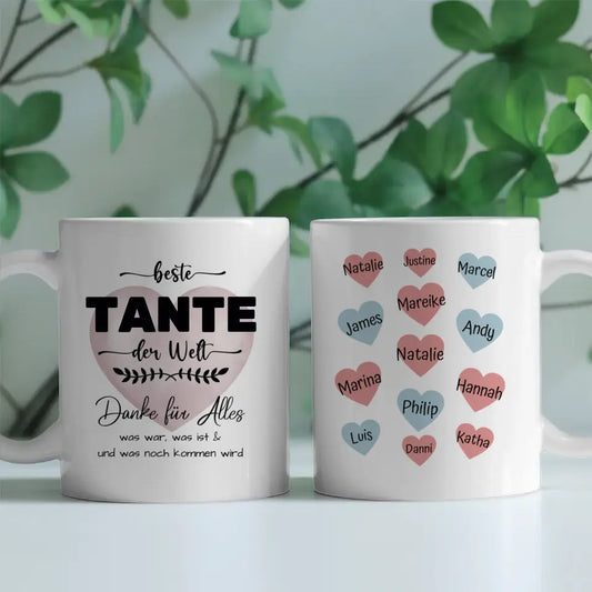 Geschenk Tasse Danke für Alles Tante