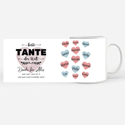 Geschenk Tasse Danke für Alles Tante