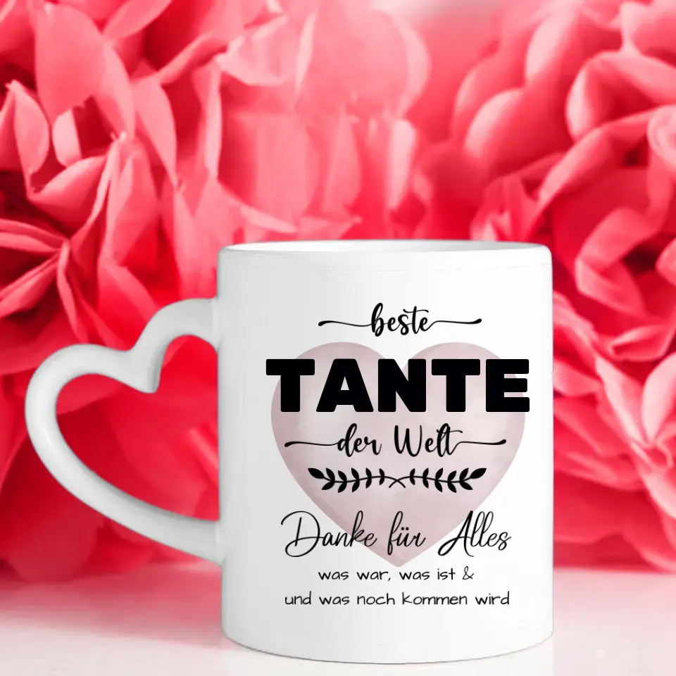 Geschenk Tasse Danke für Alles Tante