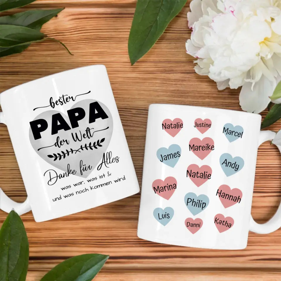 Tassen Geschenk Personalisiert Papa Danke für Alles