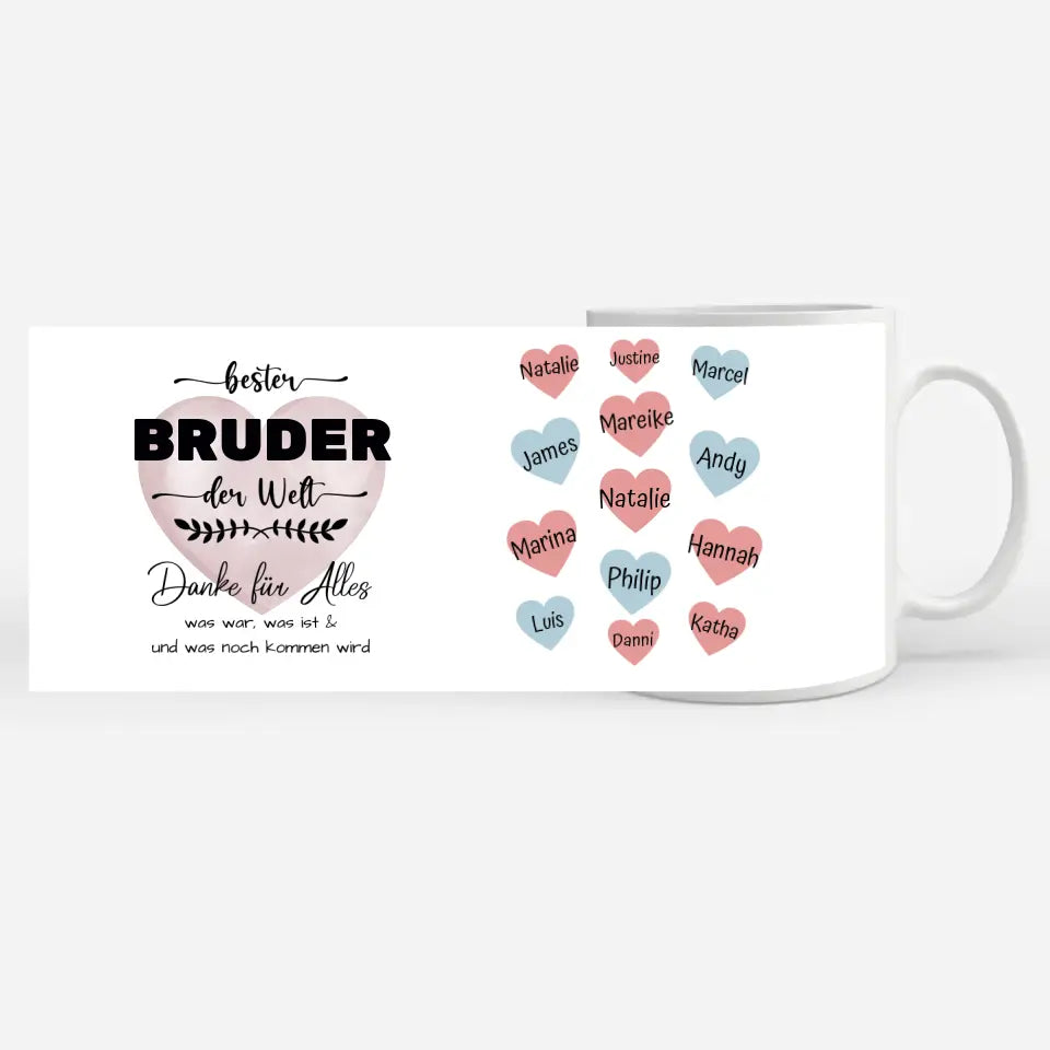 Geschenk Tasse Bruder Danke für Alles