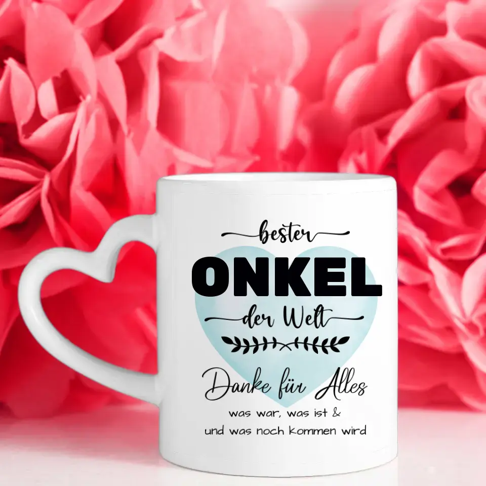 Tasse personalisiert Bester Onkel der Welt