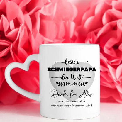 Personalisierte Tasse Schwiegerpapa Danke für Alles