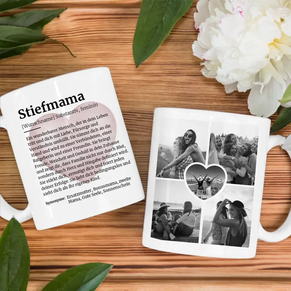 Tassen Geschenk Personalisiert Schöne Definition Stiefmama 5 Fotos