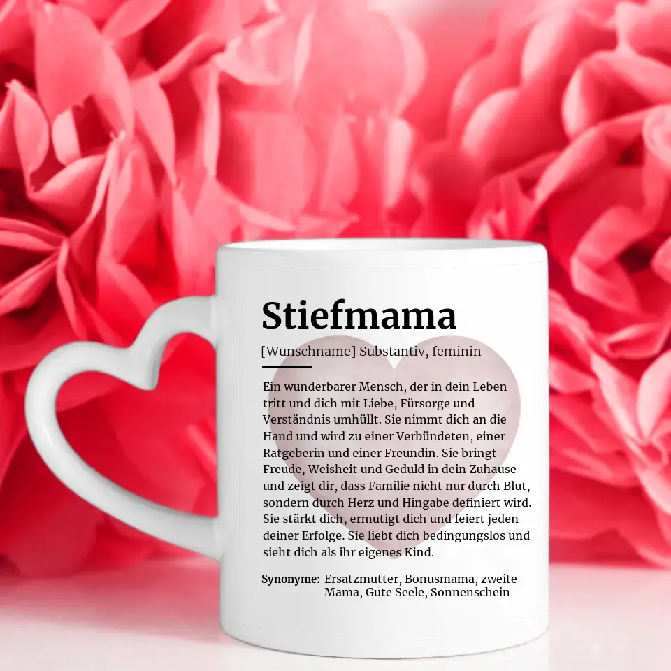 Tassen Geschenk Personalisiert Schöne Definition Stiefmama 5 Fotos