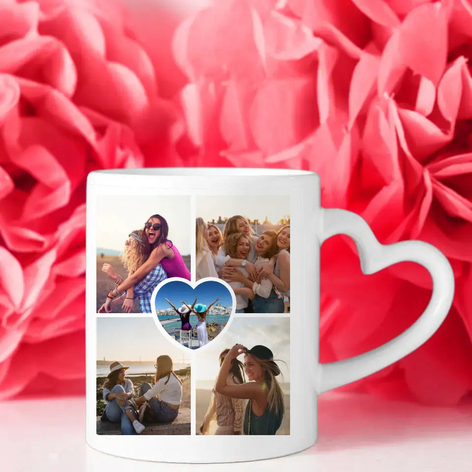 Tasse personalisiert Schöne Definition Cousine mit Fotos und Name