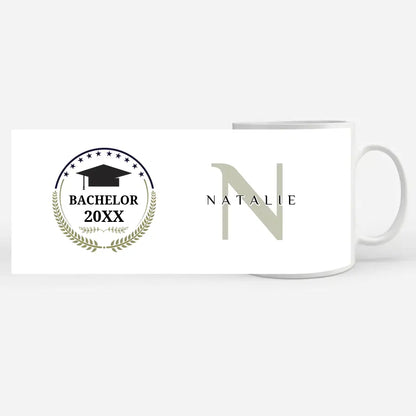 Abschluss Tasse Geschenk Bachelor - Erfolg Ist - mit Namen