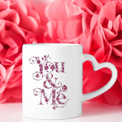 Tasse personalisiert für Paare You and Me Ihr als Figuren