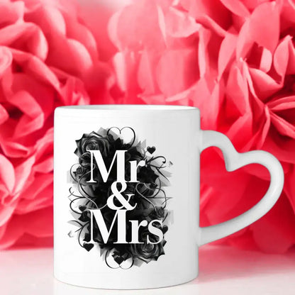 Tasse für Freundin Mr and Mrs Pärchen Cliparts personalisiert