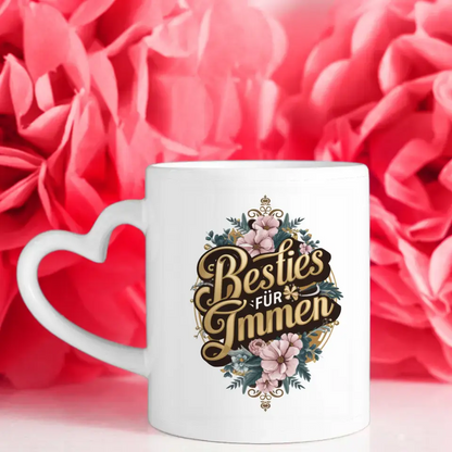 Tasse Beste Freundin personalisiert Besties für immer mit 5 Fotos