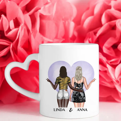 Tasse Beste Freundin Wahrer Schatz Clipart Tasse personalisiert