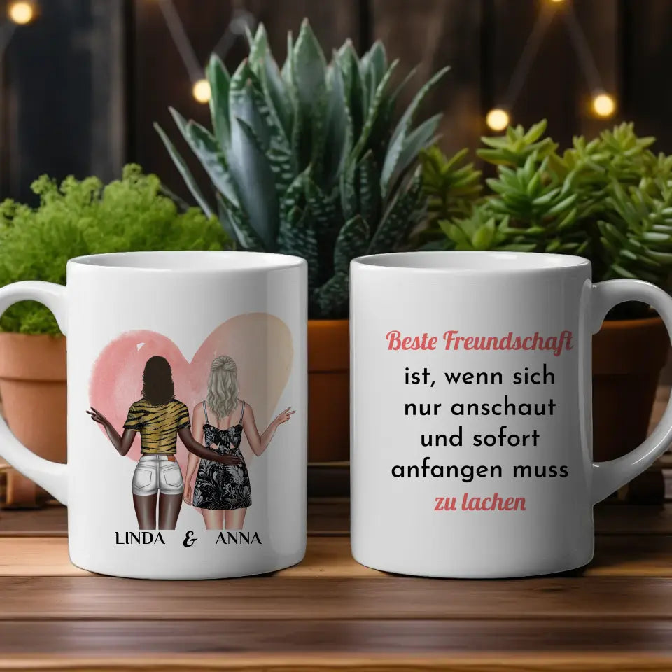 Tasse Beste Freundin Beste Freundschaft Ist Cliparts personalisiert