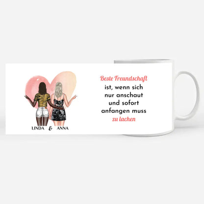 Tasse Beste Freundin Beste Freundschaft Ist Cliparts personalisiert