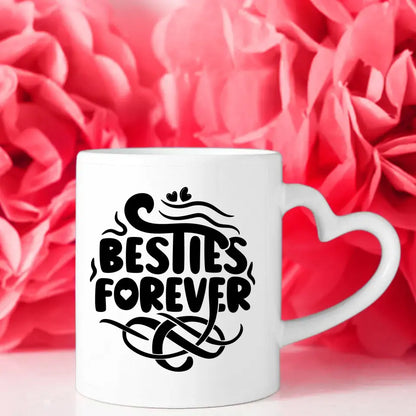 Tasse Beste Freundin personalisiert Besties Forvever mit Figuren