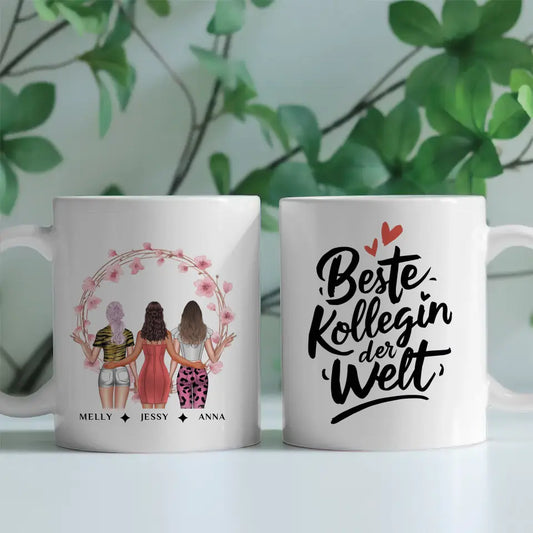 Geschenk Tasse für Beste Kollegin Der Welt Abschied Geschenk
