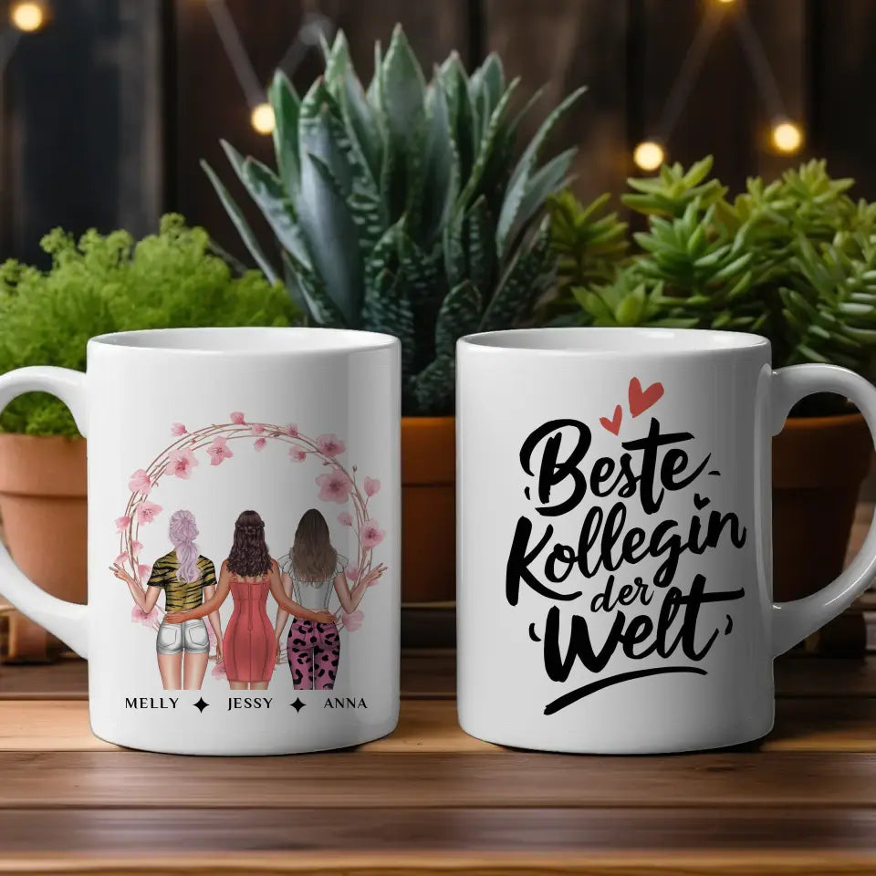 Geschenk Tasse für Beste Kollegin Der Welt Abschied Geschenk