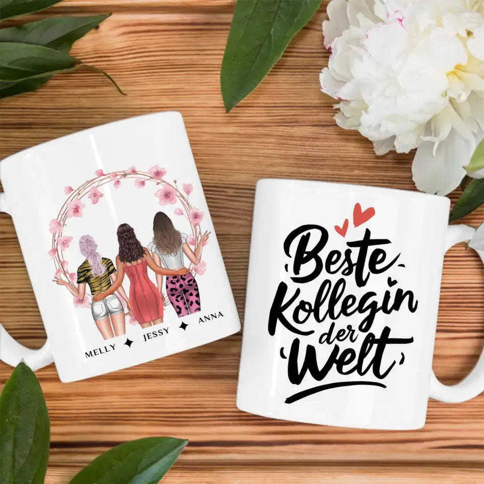 Geschenk Tasse für Beste Kollegin Der Welt Abschied Geschenk
