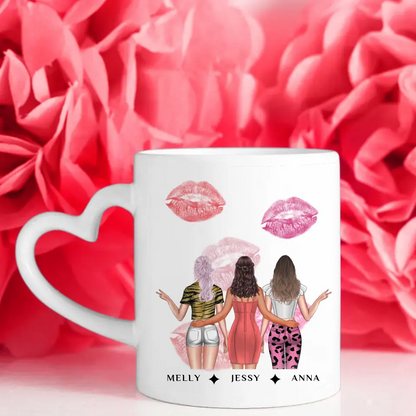 Personalisierte Tasse für  Kollegin Zufall machte uns zu Kolleginnen Abschied