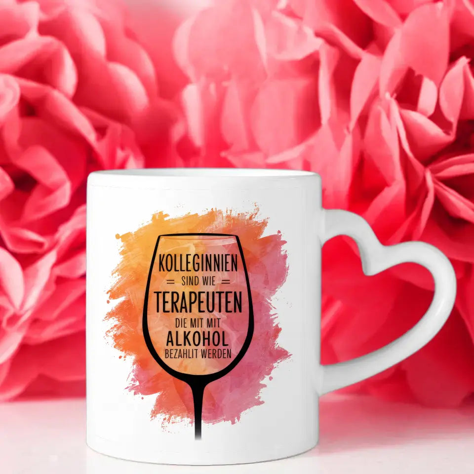 Personalisierte Tasse für Kollegin Therapeuten Abschied Geschenk