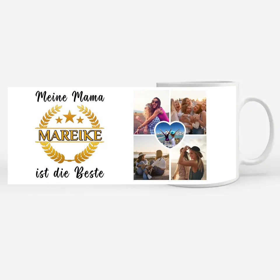 Tasse personalisiert Meine Mama ist die Beste mit Wunschname