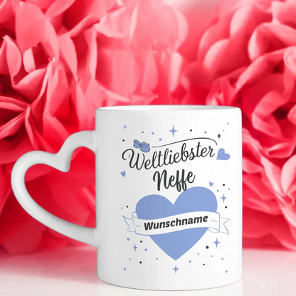 Kaffee Tasse Personalisiert Weltliebster Neffe der Welt Mit Name