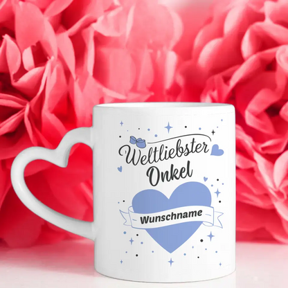 Kaffee Tasse Personalisiert Weltliebster Onkel der Welt Mit Name