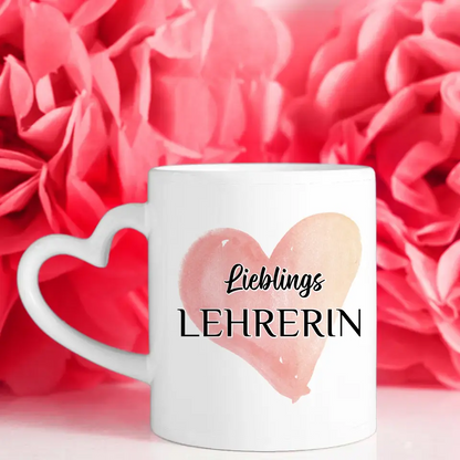 Kaffee Tasse Personalisiert Lieblings Lehrerin mit Wunschtext