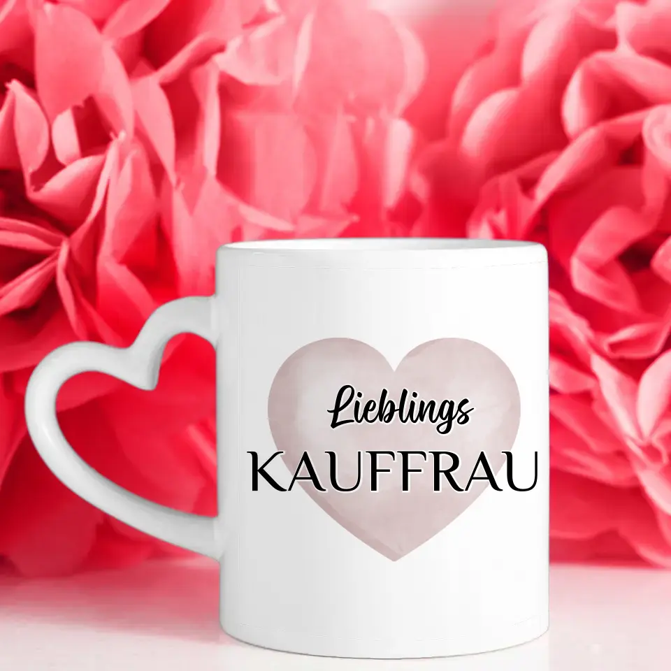 Tasse personalisiert Lieblings Kauffrau mit Wunschtext