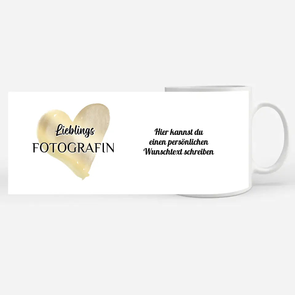 Kaffee Tasse Personalisiert Lieblings Fotografin mit Wunschtext
