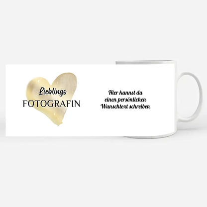 Kaffee Tasse Personalisiert Lieblings Fotografin mit Wunschtext