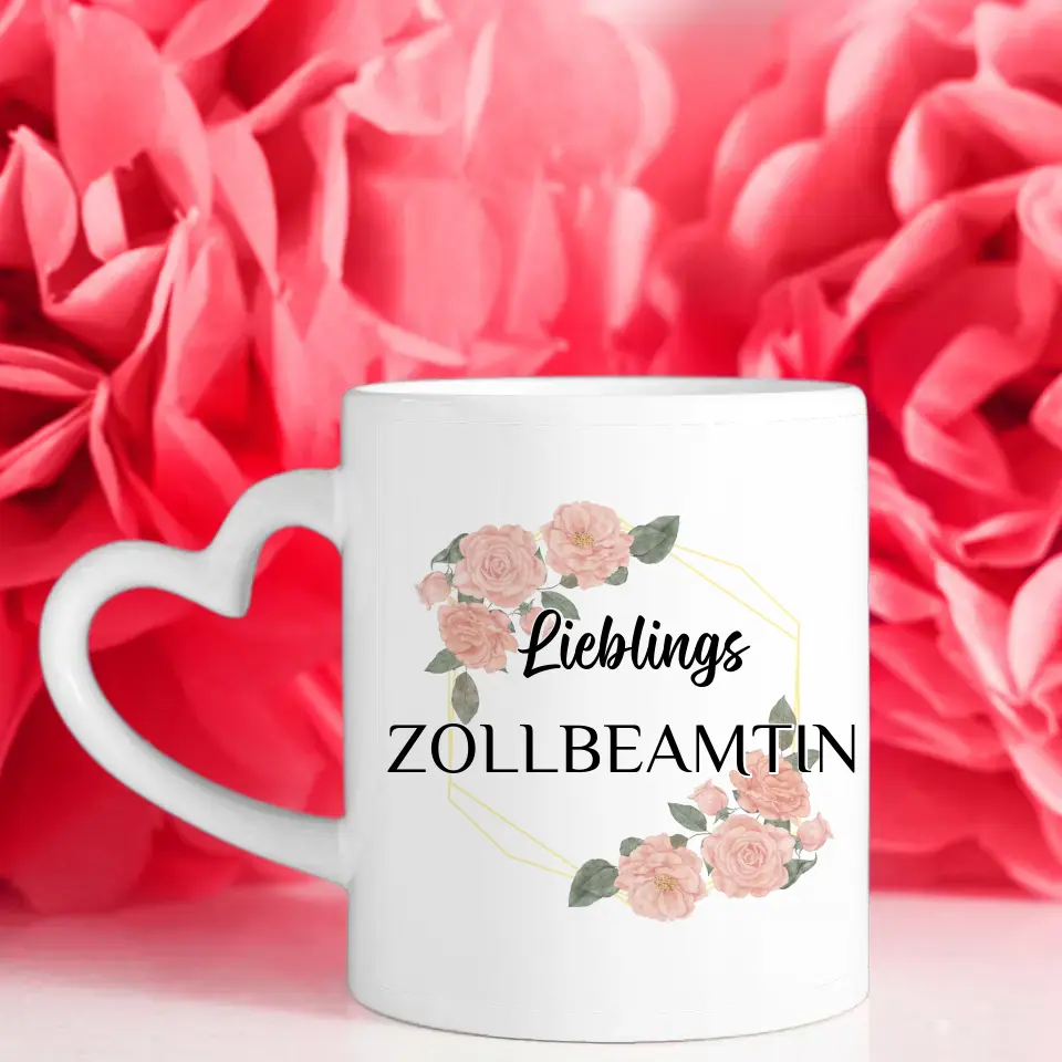 Tasse personalisiert Lieblings Zollbeamtin mit Wunschtext