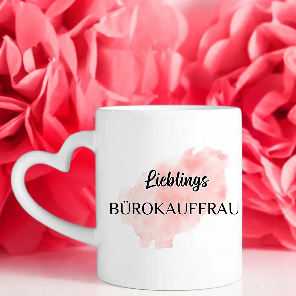 Tasse zum Geburtstag Lieblings Bürokauffrau mit Wunschtext