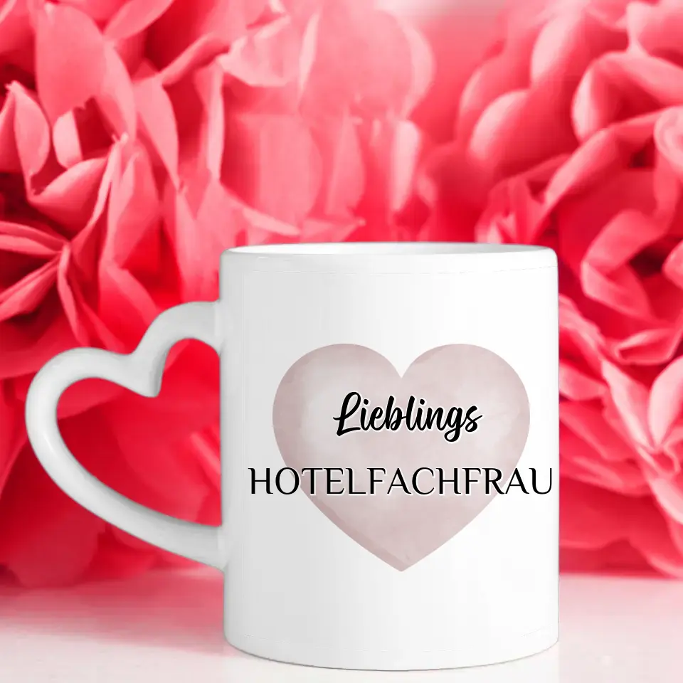 Tasse zum Geburtstag Lieblings Hotelfachfrau mit Wunschtext